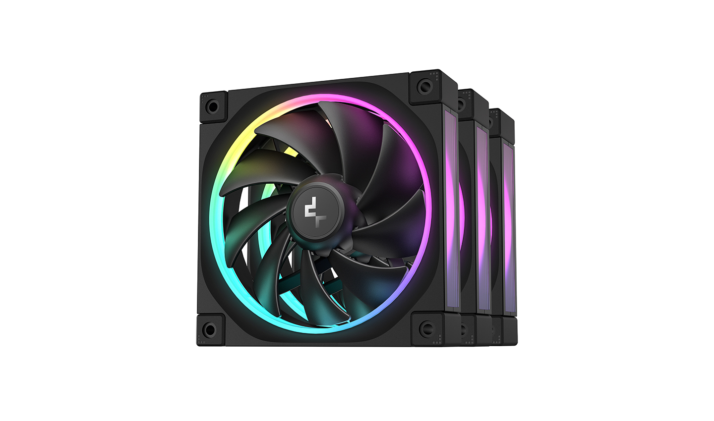 DeepCool FL12 3IN1, 120mm High-Performance ARGB Gen 2 Fans, Black, PW