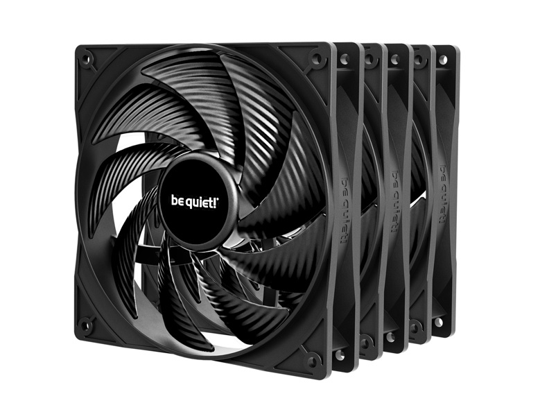 be quiet! Pure Wings 3 Reverse Triple Pack 120mm Case Fan 3-Pack Blac