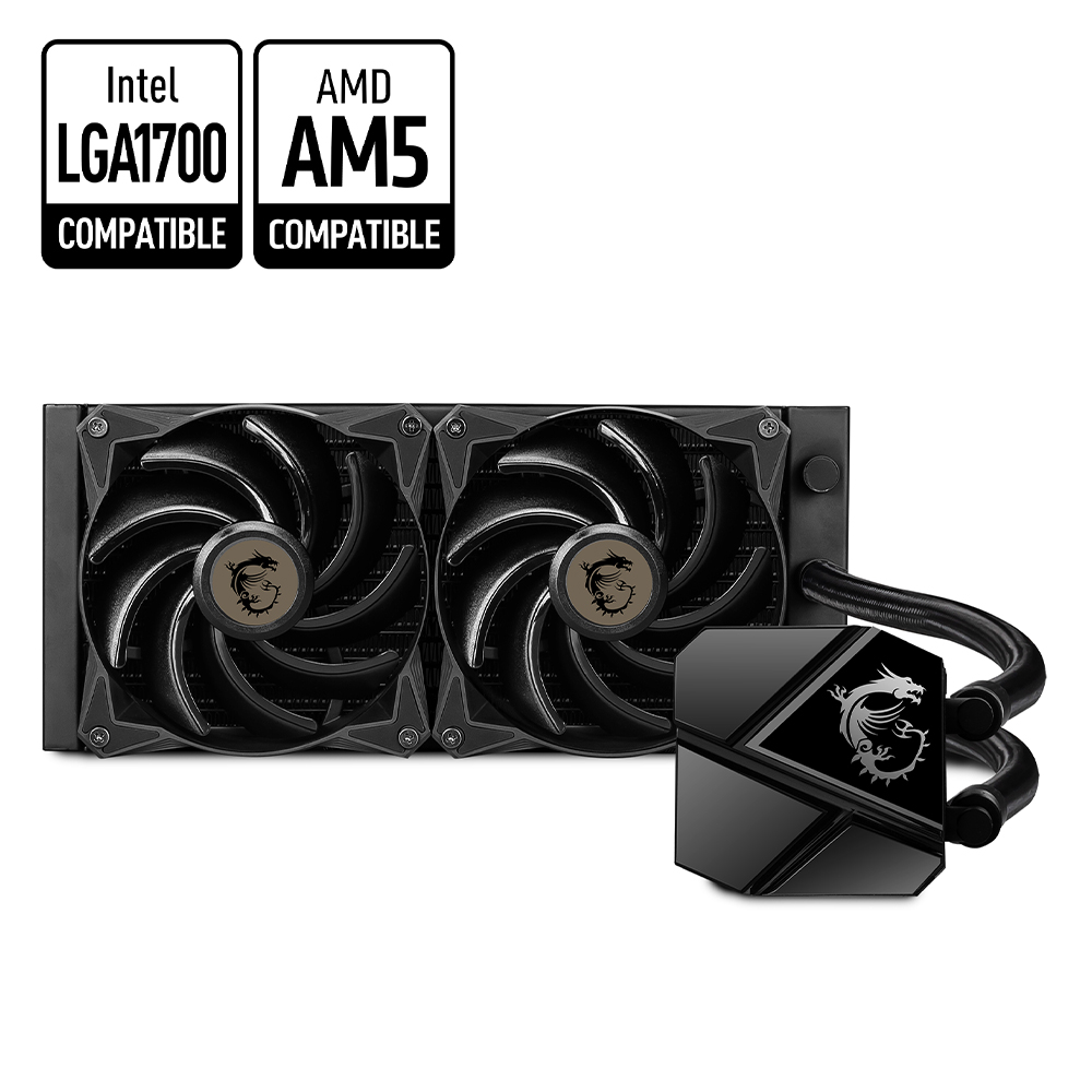 MSI MAG CORELIQUID P240 360mm Liquid Cooler black