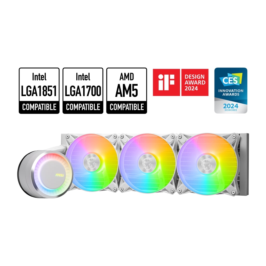 MSI MAG Coreliquid E360 AIO blanc