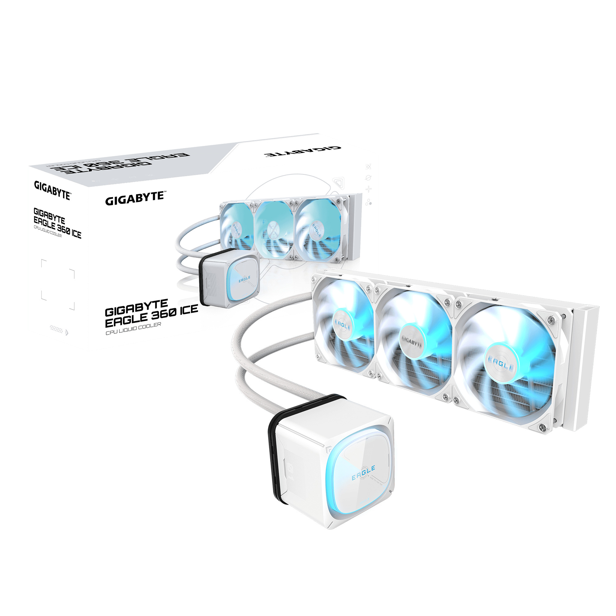GIGABYTE EAGLE 360I 360mm Liquid Cooler White