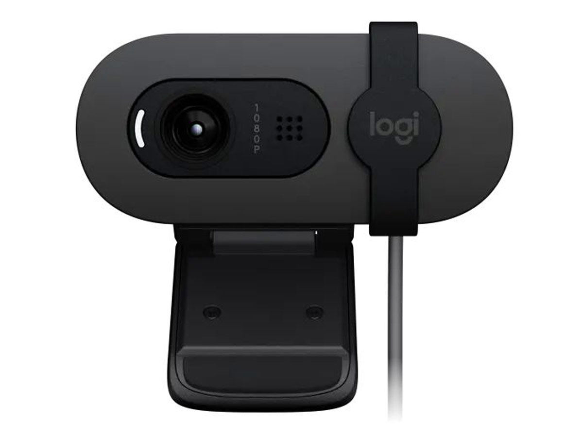 LOGITECH Brio 100 Webcam, HD 1080P, Graphite(Open Box)