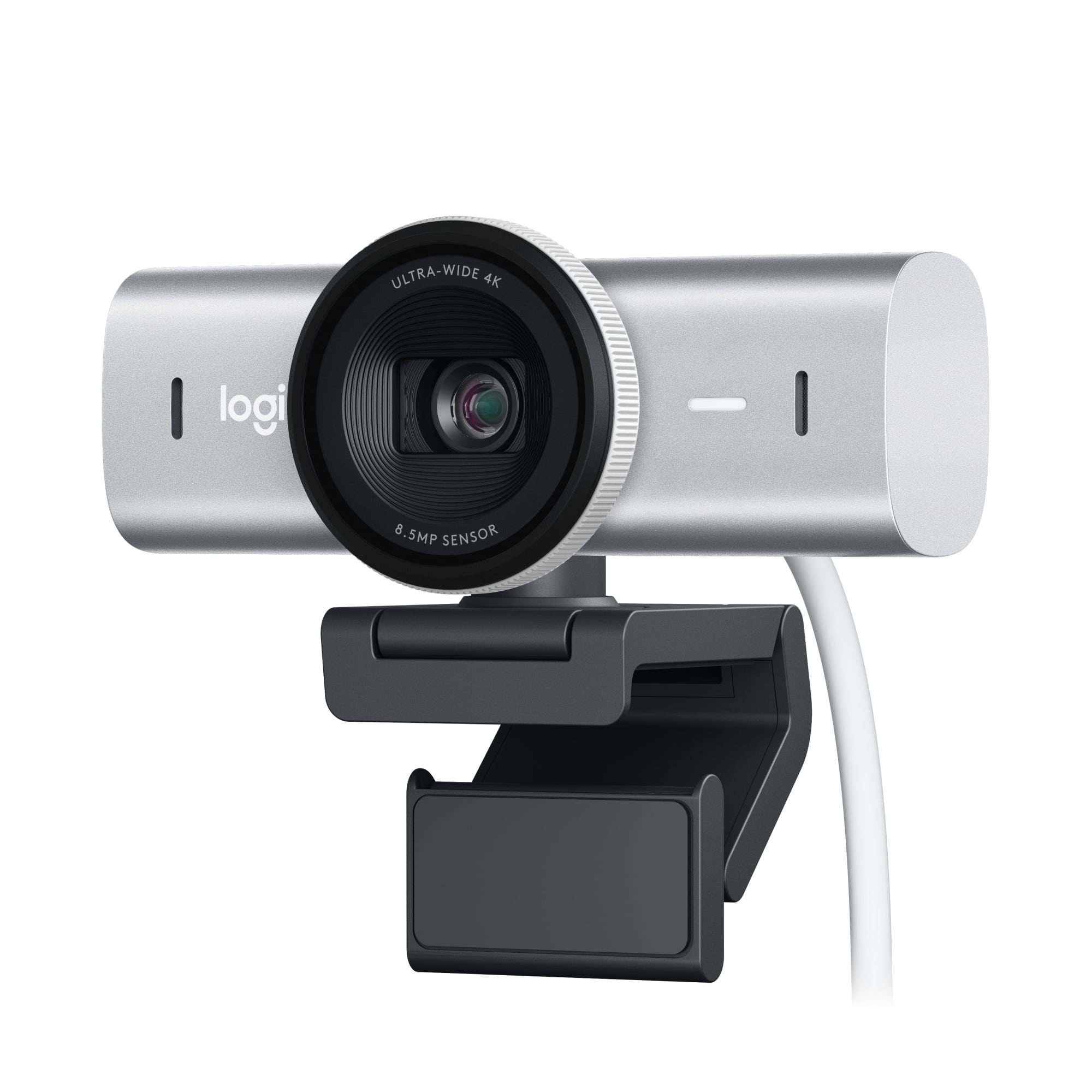 LOGITECH MX Brio Ultra HD 4k Webcam, Gris pâle(Open Box)