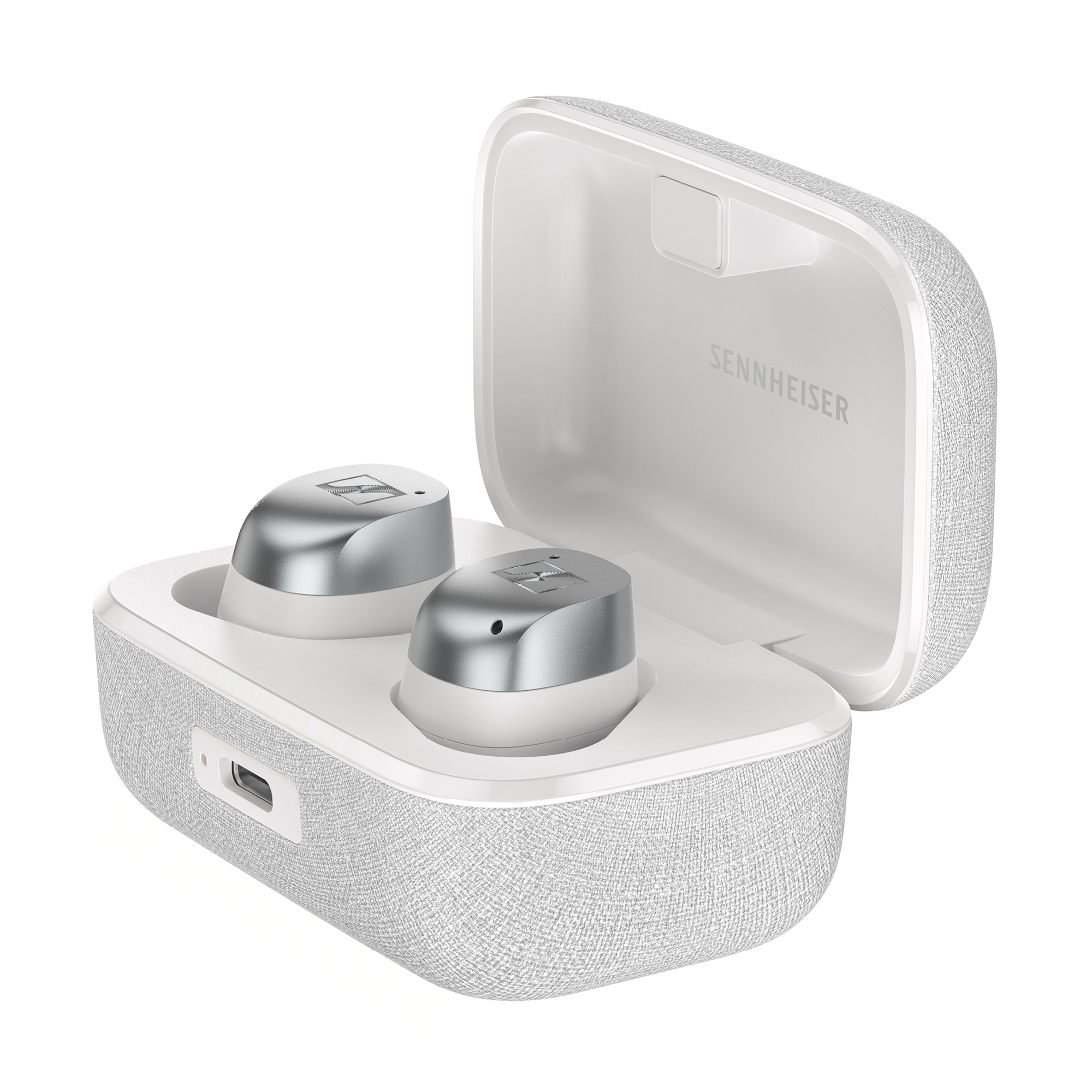 SENNHEISER MTW4 Momentum 4 True Wireless Earbuds, White Silver