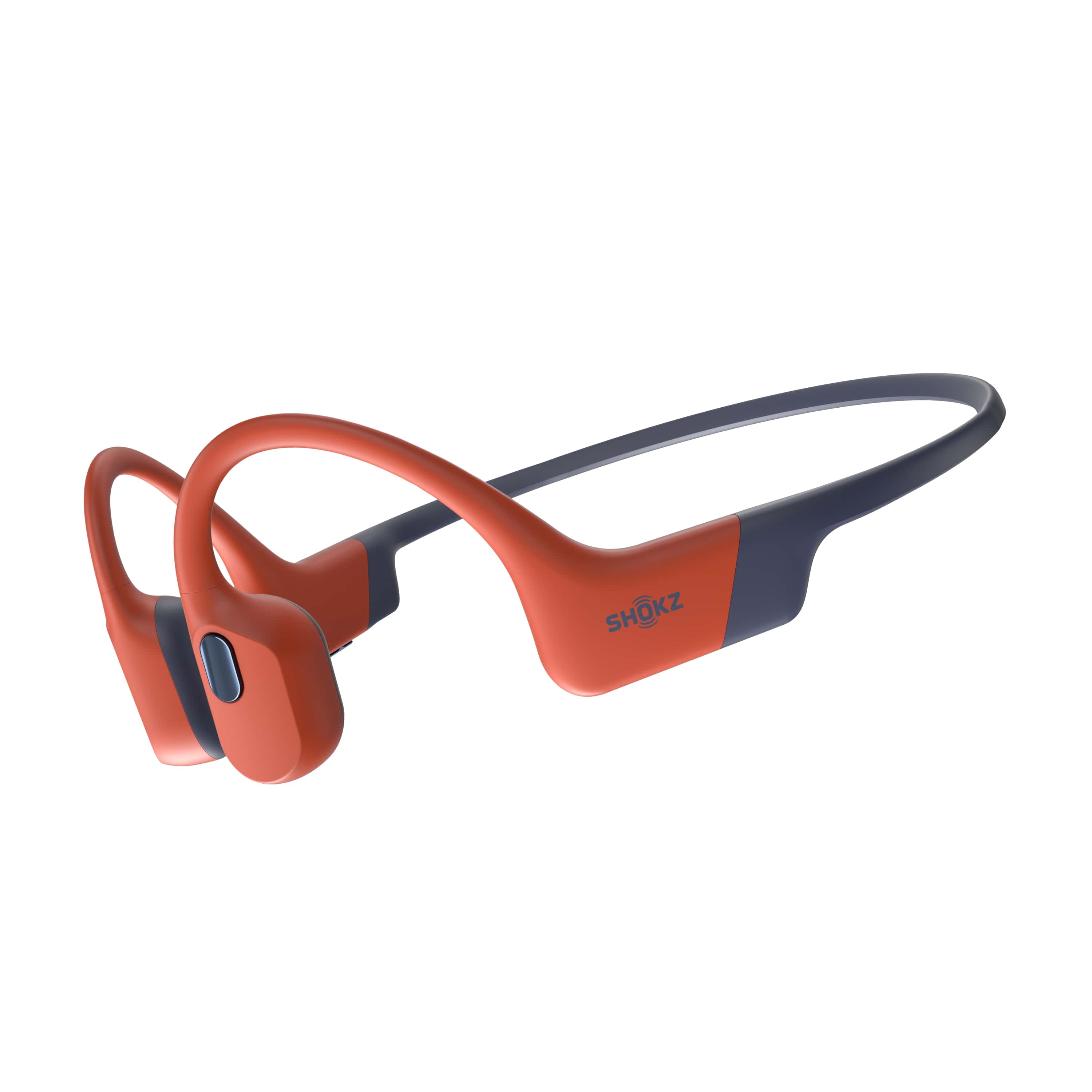 SHOKZ OpenSwim Pro Bone Conduction Bluetooth Headphones, Red
