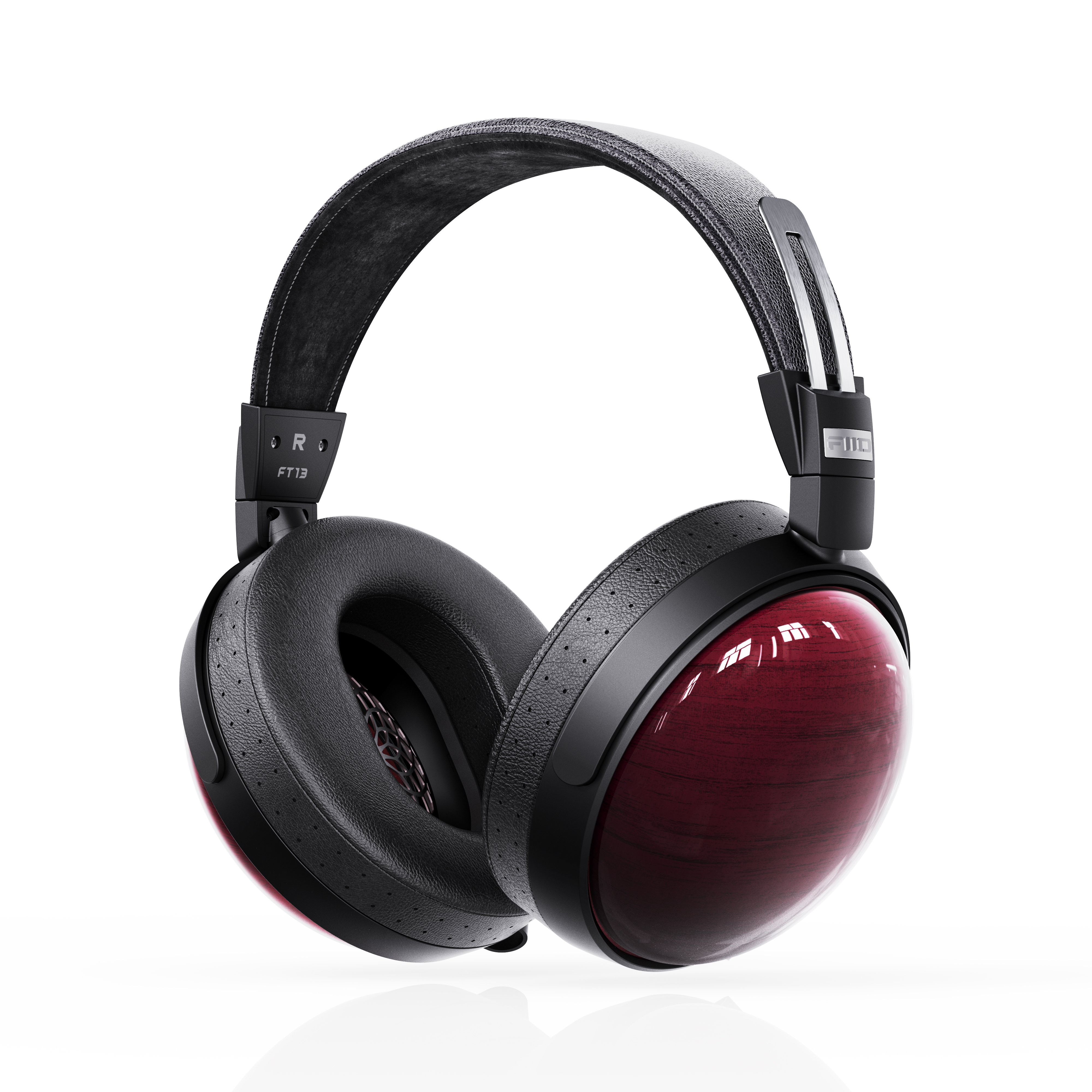 FIIO FT13 Closed-back Wired Dynamic Headphone, Mahogany