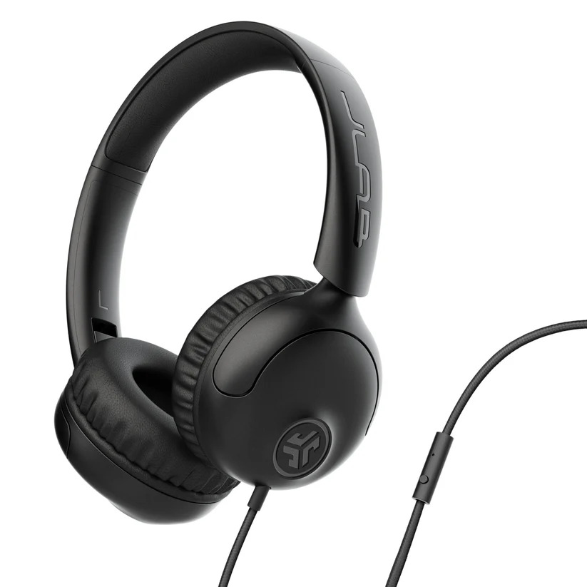 JLAB AUDIO Studio 2 Wired On-Ear Headphone, Black