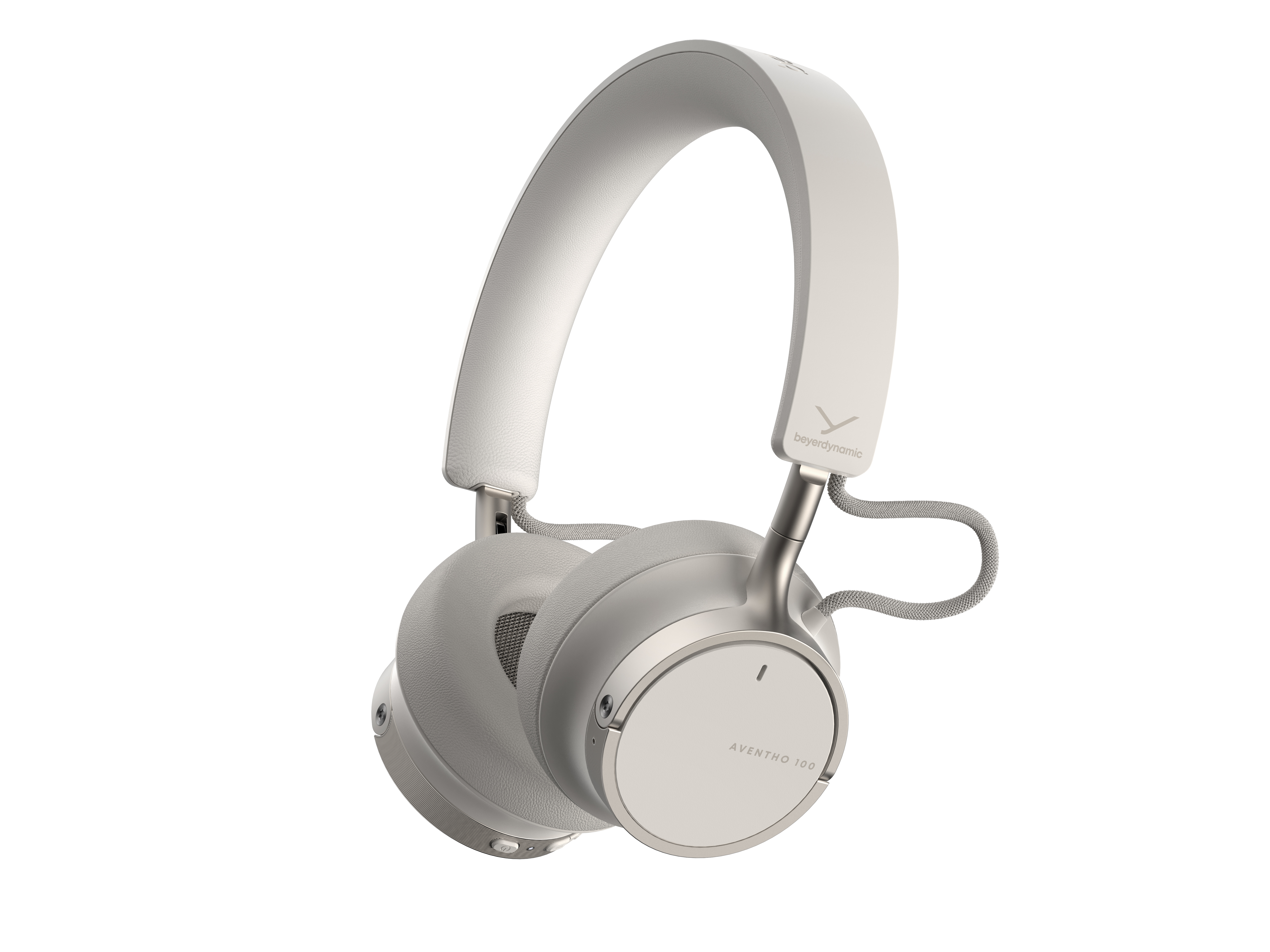 BEYERDYNAMIC Aventho 100 Wireless On-ear Headphones with ANC, Cream