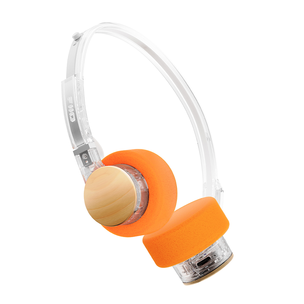 FiiO EH11 Bluetooth Open-Back On-Ear Headphones, Transparent