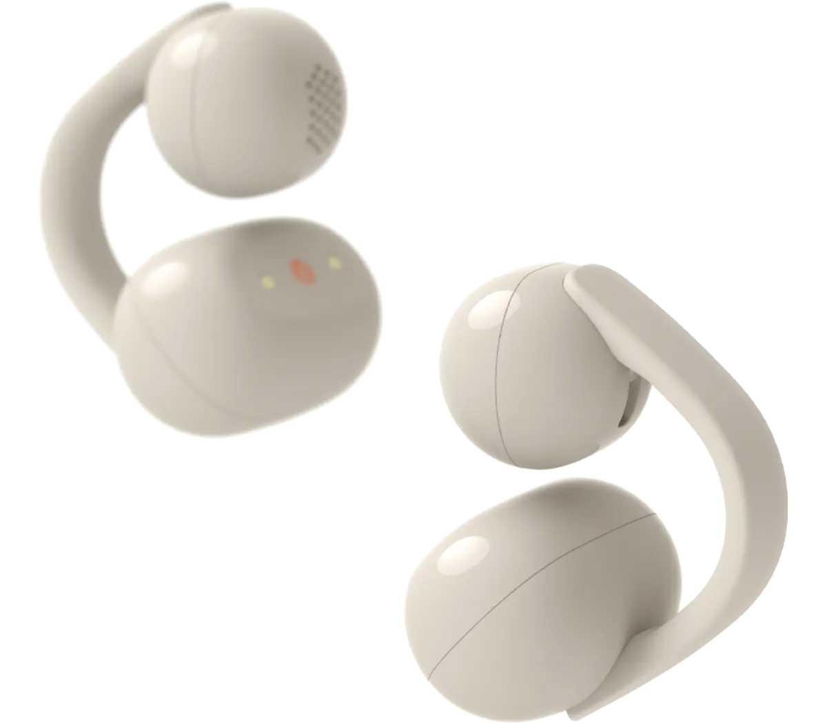 SONY Écouteurs sans fil LinkBuds Clip, Grège