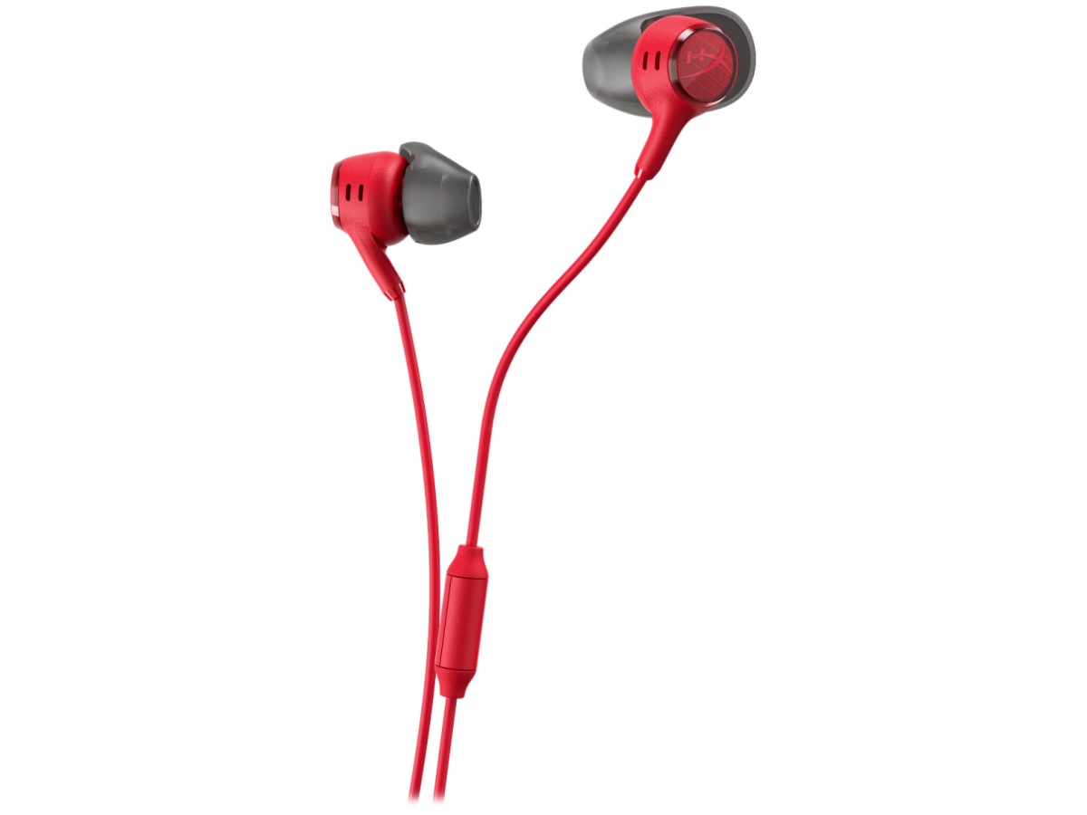 HYPERX Cloud III Gaming Earbuds with Microphones, Red