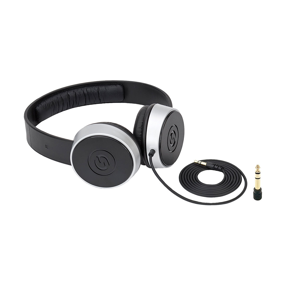 SAMSON SR450 On-Ear Studio Headphones, Black