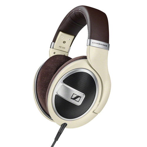SENNHEISER HD 599 Open-Back Over-Ear Headphones, Matte Ivory