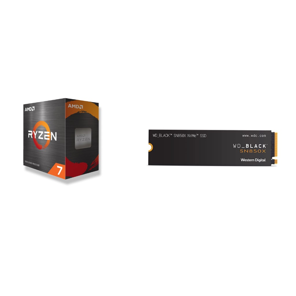 AMD Ryzen 7 5800X CPU + WD Black SN850X SSD
