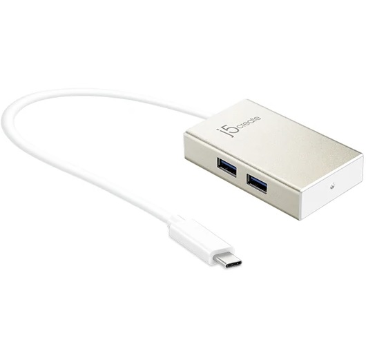 j5create Concentrateur USB-C vers USB 3.0 à 4 ports