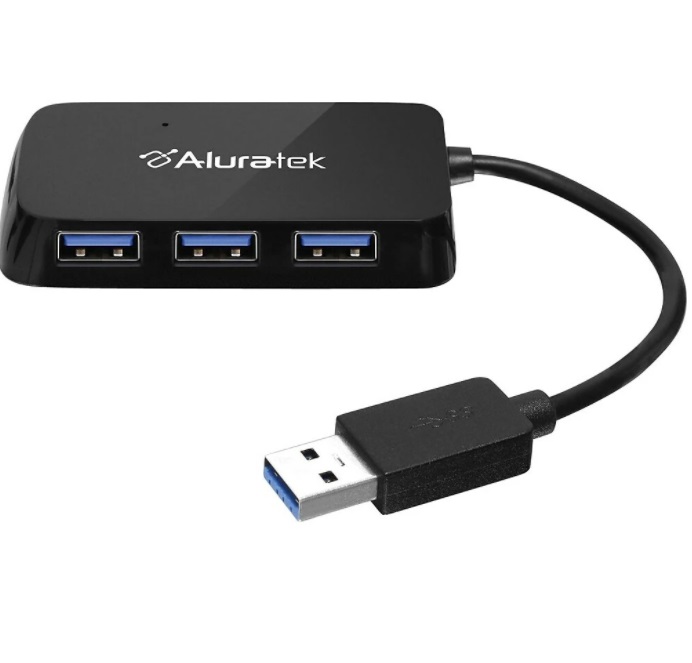 ALURATEK 4-Port USB 3.0 Hub
