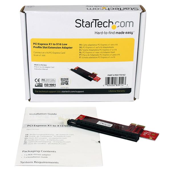 StarTech.com (PEX1TO162) Adaptateur Riser Card