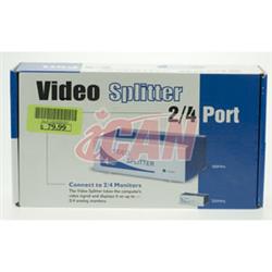 iCAN (SVGA 4 SPLITTER) - Coupleur SVGA à 4 ports avec 350 MHz (2 048 x 1 536 à 60 Hz)