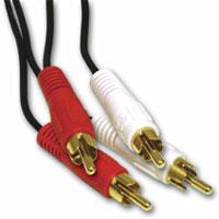 iCAN RCA 2 x Audio Red/White Cable - 12 ft.(Open Box)