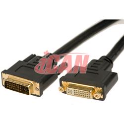 Câble d'extension iCAN externe DVI-D vers DVI-D Digital Dual Link, 10 pieds(Open Box)