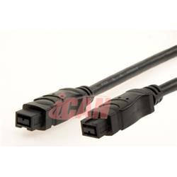 iCAN Firewire (1394B) 9/9-pin Cable - 10 ft.