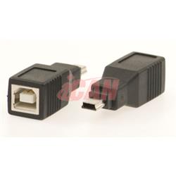 iCAN Converts USB B Female to Mini B 5-pin Male