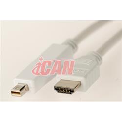 iCAN Mini DisplayPort - HDMI M/M plaqué or - 15 pi