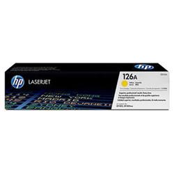 Cartouche de toner LaserJet jaune originale HP 126A (CE312A)