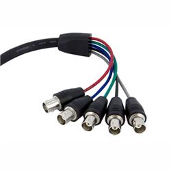 STARTECH Câble de moniteur coaxial HD15 VGA vers 5 BNC RGBHV M/F - 1 pi