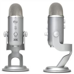 Blue Yeti USB Microphone for PC, Mac, Gaming, Silver