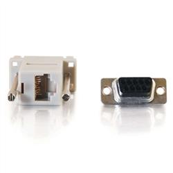 daptateur modulaire C2G RJ45 vers DB9 femelle série RS232 - gris