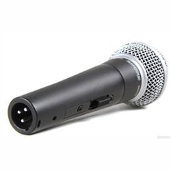 Microphone dynamique à main cardioïde SHURE SM58S avec interrupteur