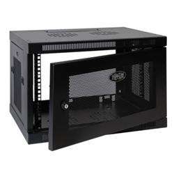 Tripp Lite by Eaton SmartRack SRW9U Enclosure Rack Cabinet - 9U Rack Height x 19" (482.60 mm) Rack Width - Wall Mountable - Bla