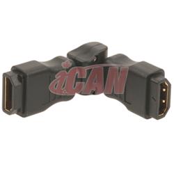 Adaptateur iCAN HDMI vers HDMI, 360 degrés, femelle vers femelle