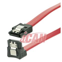 iCAN SATA 7pin Male 6Gbps Red 18in