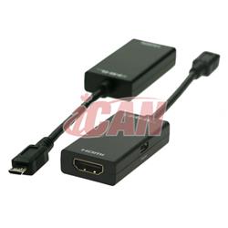 iCAN Micro B Male HDMI Female Black(Open Box)