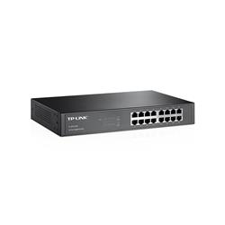 TP-Link (TL-SG1016) Switch vert Gigabit 16 ports, boîtier en acier 1U 19 pouces