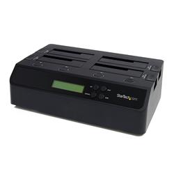 StarTech 3-Target SATA Hard Drive Duplicator, USB3.0 (SATDOCK4U3RE)| For Windows 7, XP, Server 2008/2003 (32bit/64bit), Mac OS 