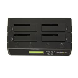 StarTech 3-Target SATA Hard Drive Duplicator, USB3.0 (SATDOCK4U3RE)| For Windows 7, XP, Server 2008/2003 (32bit/64bit), Mac OS 