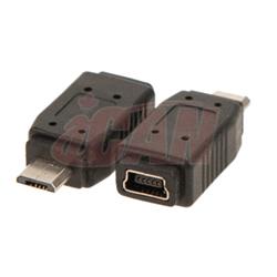 Adaptateur iCAN USB Mini 5 broches femelle vers micro 5 broches mâle