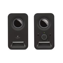 LOGITECH Z150 2.0 Channel Computer Speaker System, Black, 3w RMS