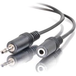 Câble d'extension audio stéréo C2G - Mini-téléphone stéréo M/F - 7,62 m