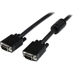 StarTech (MXT101MMHQ30) - Câble vidéo VGA coaxial pour écran haute résolution - M/M - 30 pi (Noir)