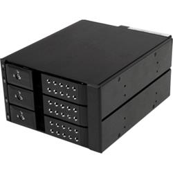StarTech 3 Bay Aluminum Trayless Hot Swap Mobile Rack Backplane for 3.5in SAS II/SATA III - 6 Gbps HDD - 3 x Total Bay - 3 x 3.