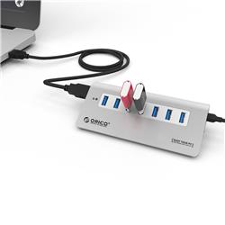 ORICO M3H7 7 Port Super Speed USB 3.0 Aluminium HUB Charger Splitter