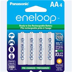 PANASONIC Eneloop AA 2000mAh NiMH Rechargeable Battery 4 Pack