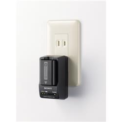 Sony (BC-TRW / série W) - Chargeur de batterie - Noir