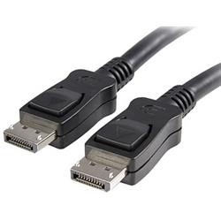 StarTech (DISPLPORT50L) - Câble DisplayPort avec connecteurs verrouillables - M/M - 50 pi (Noir)