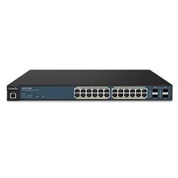 EnGenius (EWS7928P / Neutron) - Commutateur Gigabit PoE+ sans fil à 24 ports avec 4 ports SFP