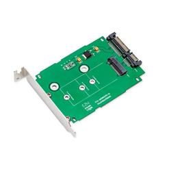 SYBA M.2 NGFF to 2.5" SATAIII Card with Full & Low Profile Brackets (SI-ADA40083)
